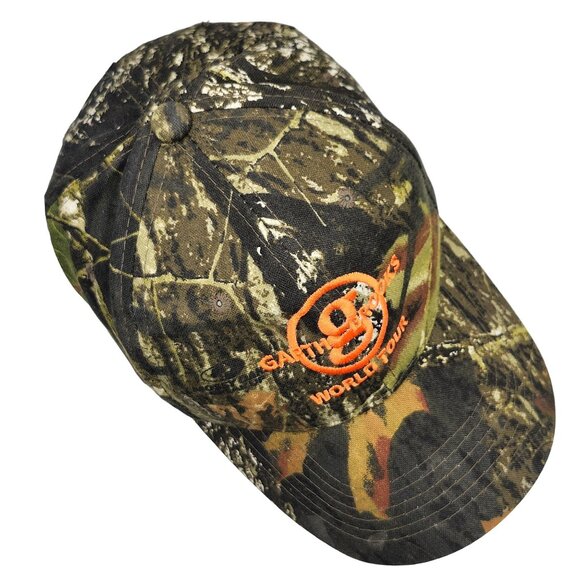 Garth Brooks World Tour Camo Embroidered Strapback Cap Hat Country Music - Picture 9 of 13